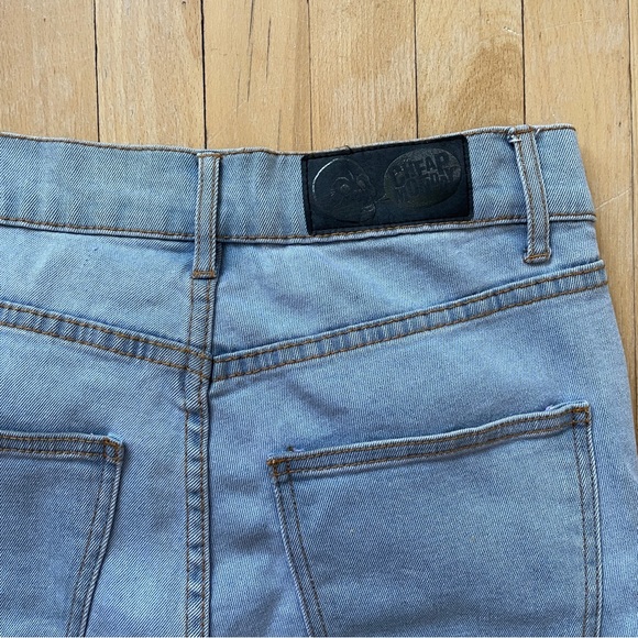 NWOT Cheap Monday Light Wash Purple Ice Second Skin High Waist Skinny Jeans 28 - Picture 6 of 10